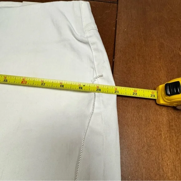 NWT Soft Surroundings Pull On Skinny Ultimate Denim Crop Hem Detail Size L 14/16 - Picture 13 of 16